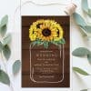 Invitatie de Nunta Floarea Soarelui