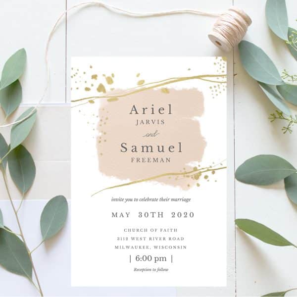 Invitatie de nunta Ariel